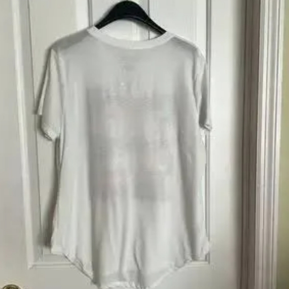 The Beatles abbey rd sheer cream women's tee super cozy - Picture 2 of 2
